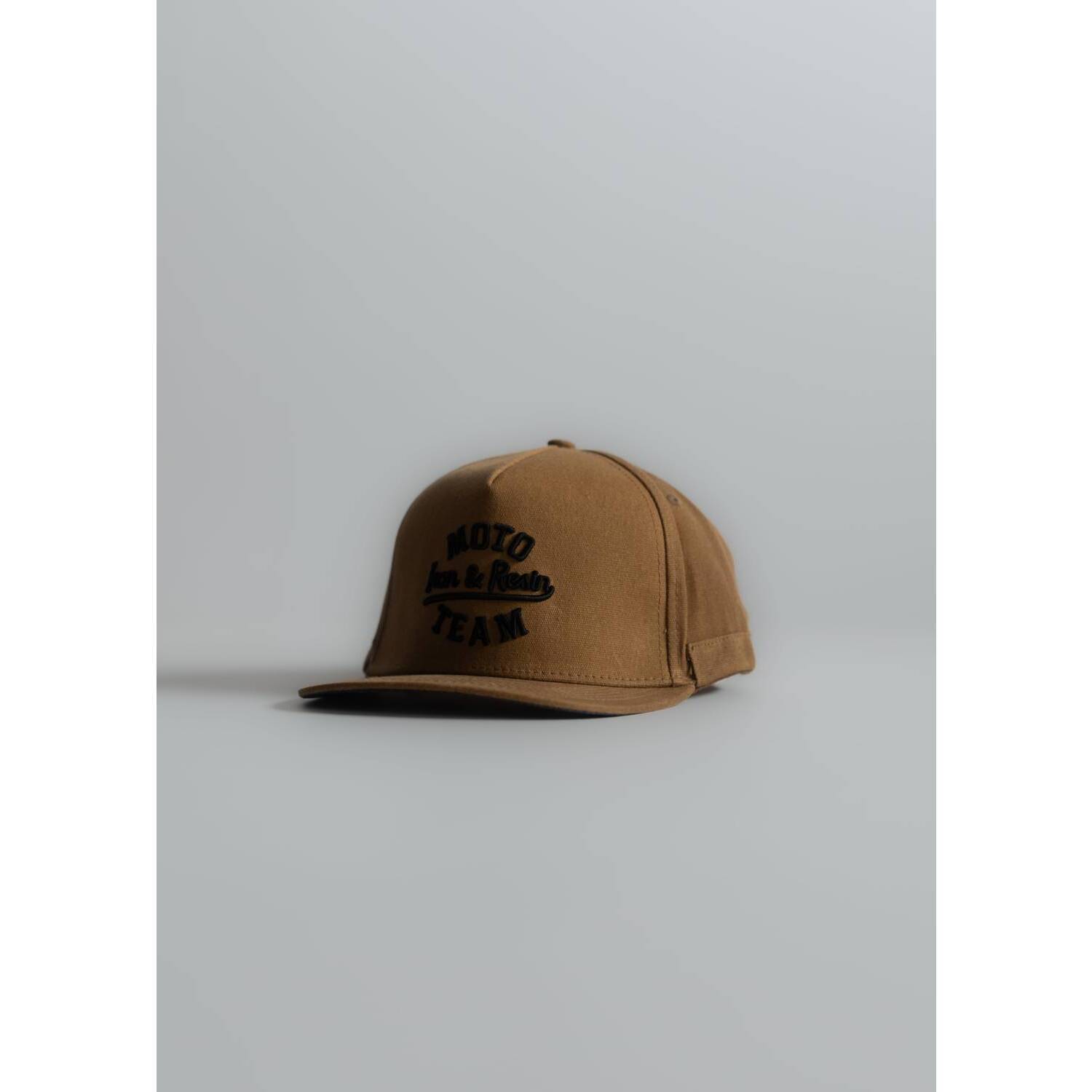 New Iron & Resin Men's Moto Team Hat In Cognac